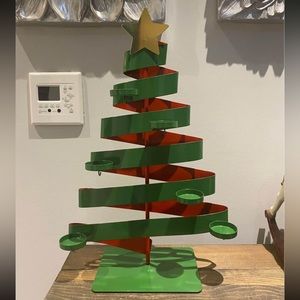 Party Lite Ribbon Tree Tealight Holder